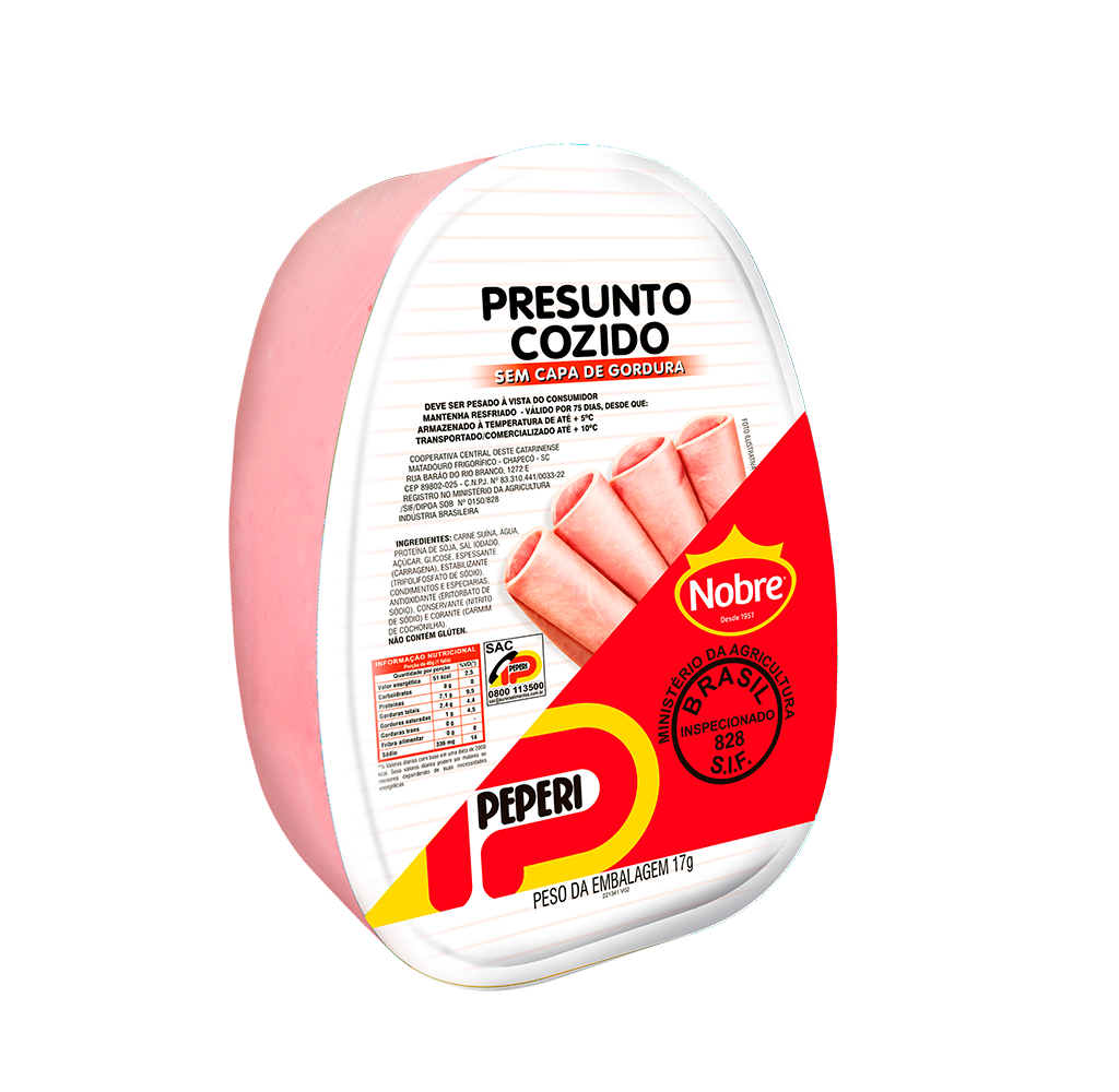 Presunto Cozido Sem Capa de Gordura 3,5 Kg